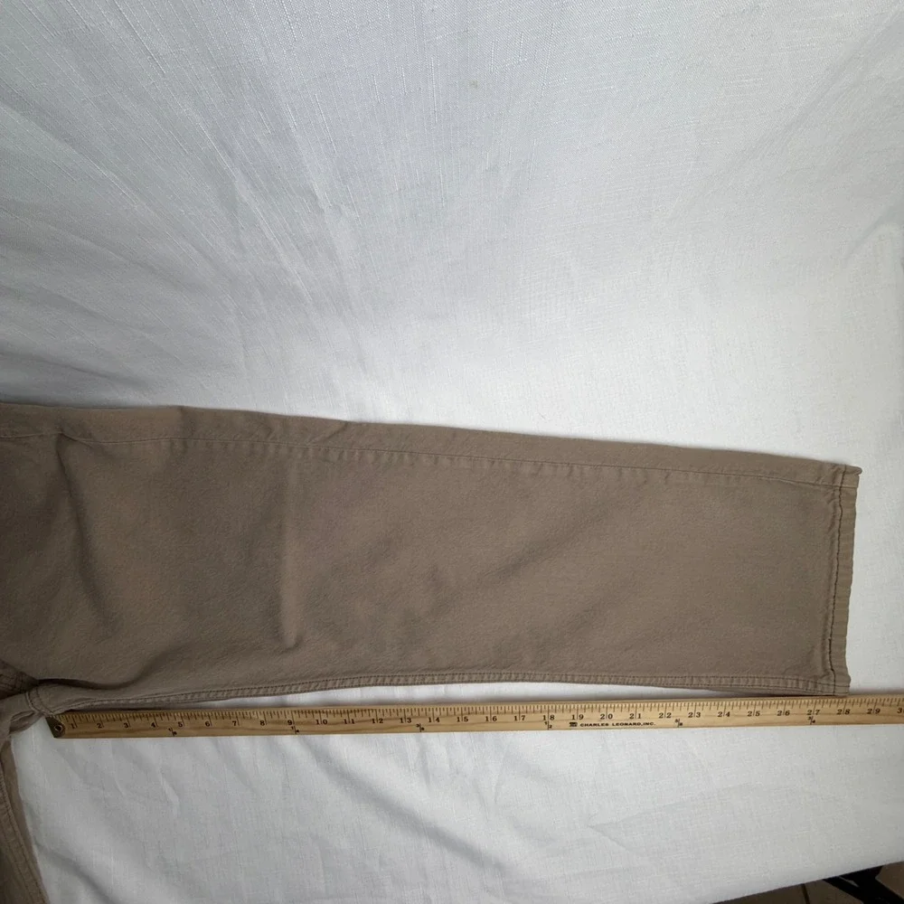 Levi's 505 Regular Fit Pants Men 38x29 Khaki Tan Straight Leg Twill 00505-2310